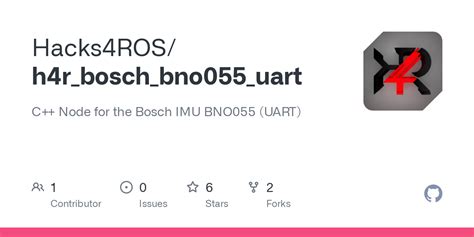 Github Hacks Ros H R Bosch Bno Uart C Node For The Bosch Imu