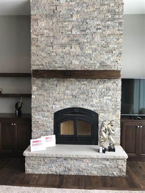 Travertine Ledgestone Fireplace Fireplace Guide By Linda