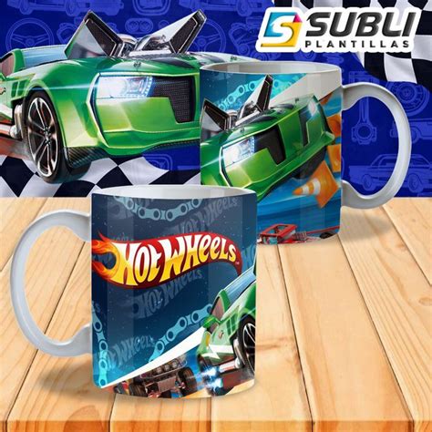 Dise Os Plantillas Para Sublimar Tazas Hot Wheels Subliplantillas