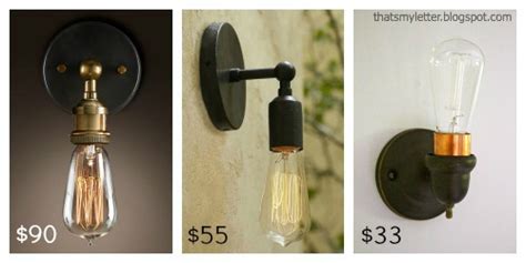 Diy Filament Bulb Sconce Jaime Costiglio