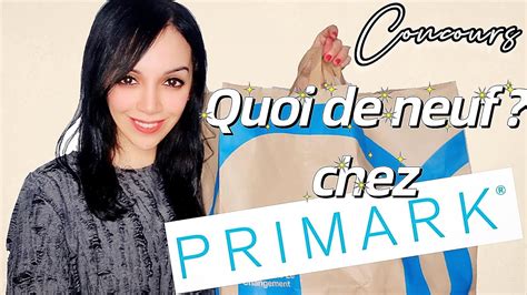 HAUL NOUVEAUTES PRIMARK CONCOURS Quoi De Neuf Chez Primark YouTube