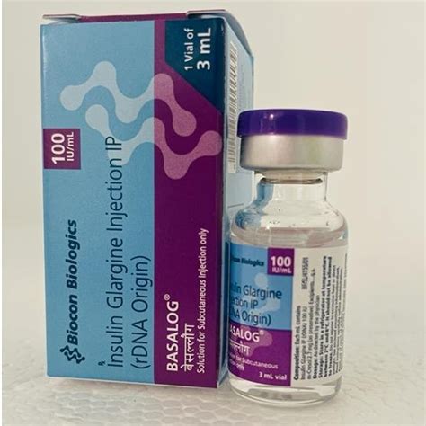 3ml Insulin Glargine Injection Ip 100uml At ₹ 56455box In Kolkata