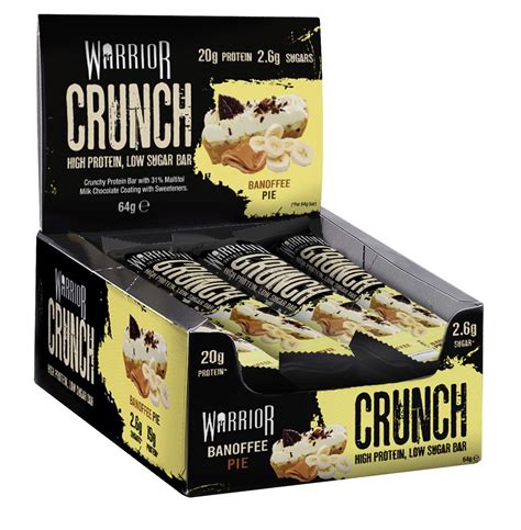 Buy Warrior Crunch High Protein Bars 20g Protein Each Bar 12