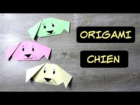 CHIEN EN ORIGAMI FACILE