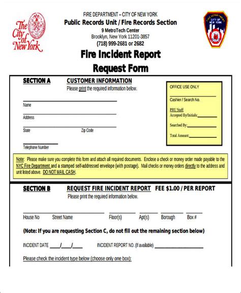 FREE 59 Incident Report Formats In PDF MS Word Google Docs