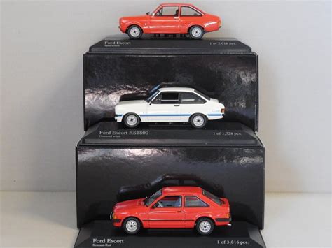 Minichamps Scale Lot With Ford Escort Models Catawiki