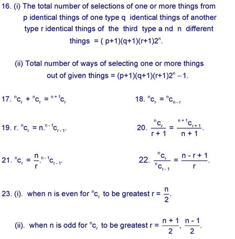 Combination Formula Formula In Maths