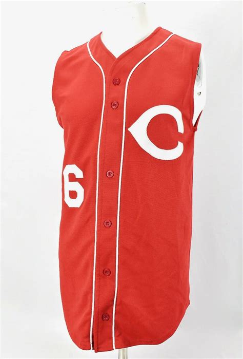 Cincinnati Reds Jersey Vest Teamwork Athletic Apparel Medium Vintage Ebay