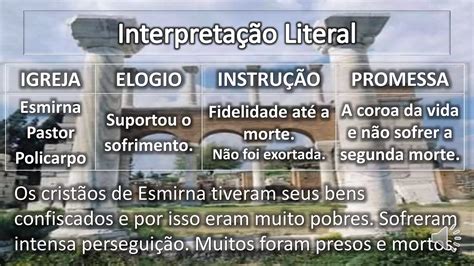 Carta Igreja De Esmirna No Apocalipse Ppt