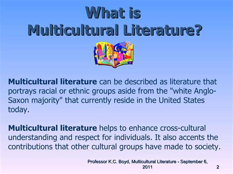 Multicultural Literature Overview And Assignment Ppt