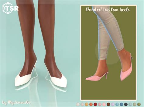 The Sims Resource Pointed Toe Low Heels