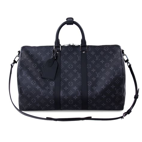 Shop Authentic Louis Vuitton Monogram Eclipse Keepall 45 At Revogue For