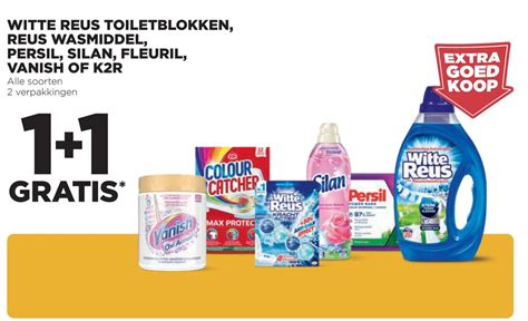 Witte Reus Toiletblokken Reus Wasmiddel Persil Silan Fleuril