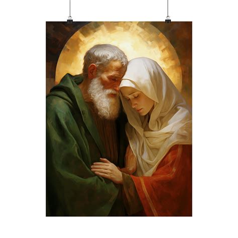 Saints Zechariah And Elizabeth Sanctified Souls Print Multiple
