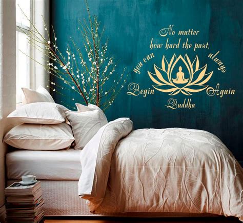 Wall Decal Quote No Matter How Hard The Past You Can Always Begin Again