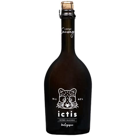 Ictis Bière Blonde 75 cl Brasserie De Sutter Fruitée et Amère