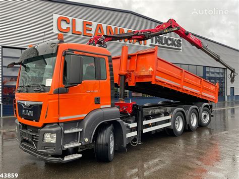 Man Tgs X Euro Palfinger Tonmeter Z Kraan Dump Truck For