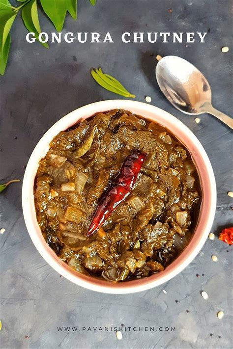 Gongura Pachadi Recipe Andhra Style Pavanis Kitchen