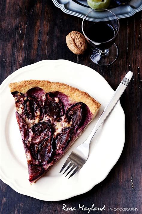 Rosas Yummy Yums Plum Tart With Scone Pastry And Mascarpone Plum Tart