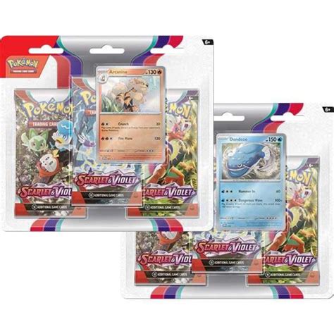 Pokemon TCG Scarlet Violet Triple Blister Pack ArgosyToys Co Uk