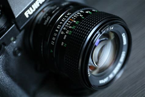 Canon New FD 50mm F1 4 オールドレンズ blog knak jp