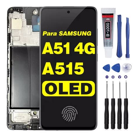 Oled Pantalla Para Samsung Galaxy A51 4g A515 Con Marco Envío Gratis