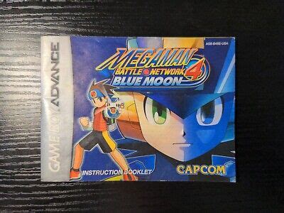 GBA Megaman Battle Network Nintendo Game Boy Advance Manual Instruction