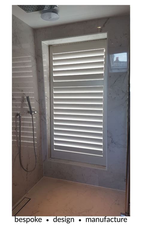 Bathroom Shutters London - Bathroom Window Shutters | Window in shower ...