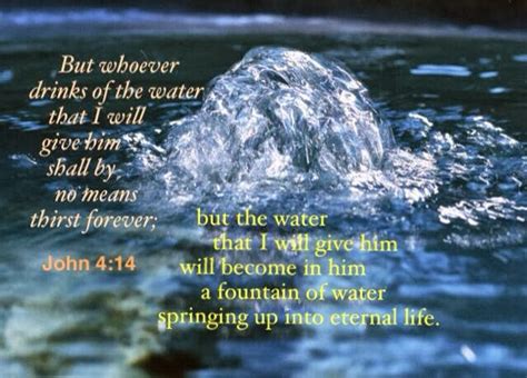 God is a Fountain of Living Waters Flowing Into Us and With Us Into the ...