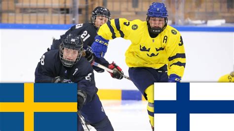 Sverige Vs Finland Bronsmatch Kvinnor Eyof Youtube