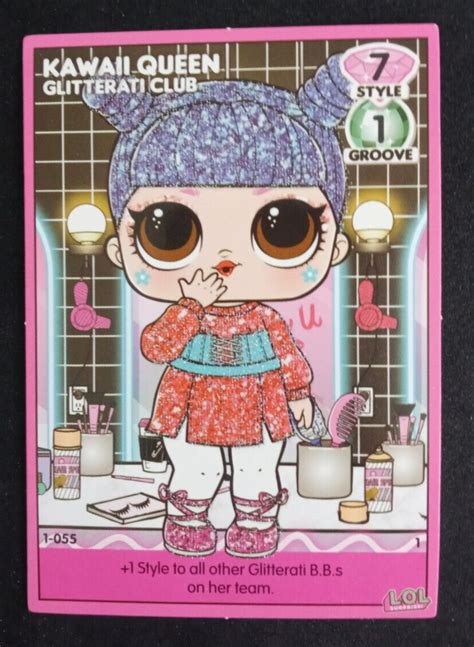 Lol Surprise Dance Off 1 055 Kawall Queen Glitterati Club Popular Card Ebay