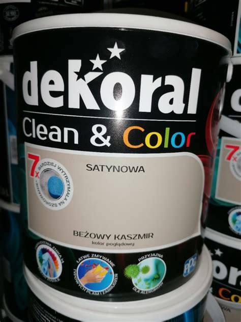 Farba Dekoral Clean Color Sytynowe 2 5 litra Kraków Kup teraz na