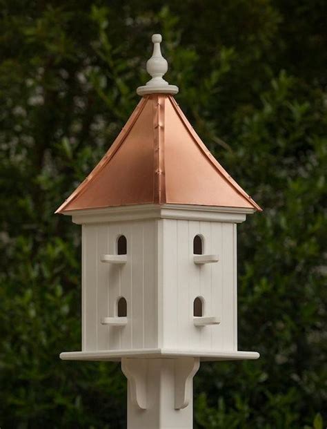 Copper Roof Birdhouse-Vinyl/PVC with 8 Nest w/ Perches – The Birdhouse ...