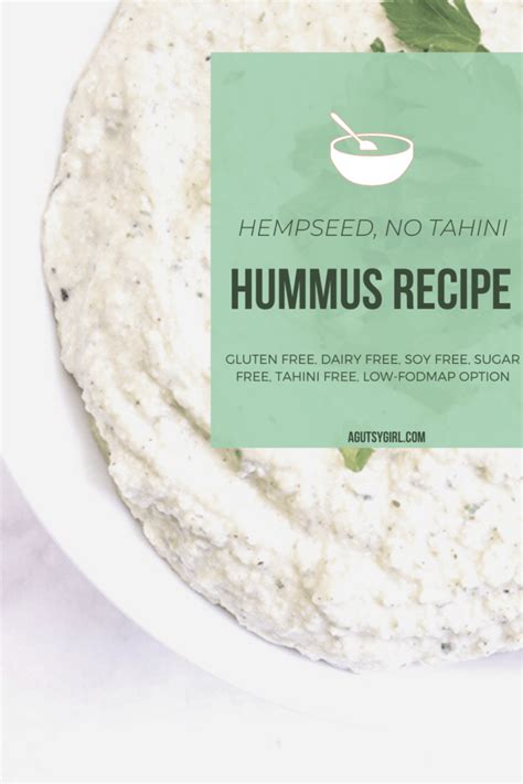 Hummus Recipe {no tahini} - A Gutsy Girl®