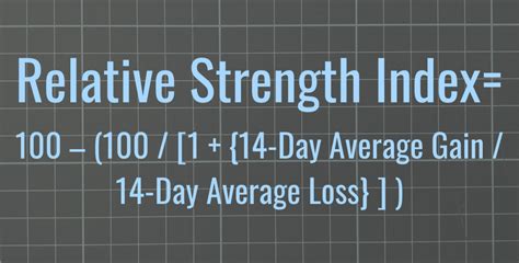 What Is The Relative Strength Index Definition Calculation And Example Thestreet