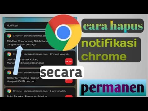 Cara Hapus Notifikasi Goggle Chrome Secara Permanen Biar Gak Risih