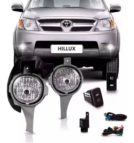 Kit Faros Auxiliares Antiniebla Toyota Hilux 2005 06 07 2008