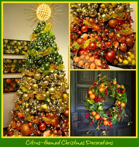 Citrus-themed Christmas Decorations | FunAndFork