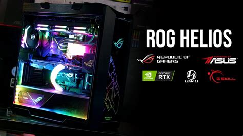 ASUS ROG Strix Helios GX601 Gaming PC Build YouTube