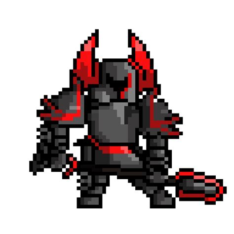 [OC] Black Knight sprite remake : r/ShovelKnight