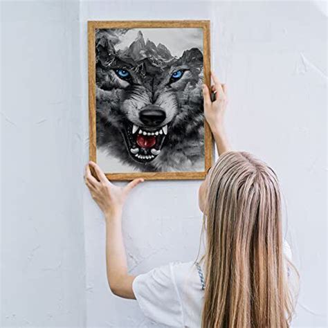 Diy 5d Wolf Diamond Painting Kits For Adults For Home Wall Decor Ebay