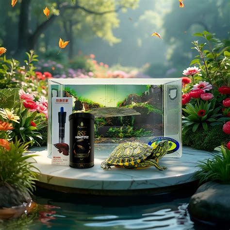 Tartaruga Tigre D Agua Comprar - KIT DORY – Tartaruga Tigre d’água Microchipada com Aquaterrário, Rampa ...