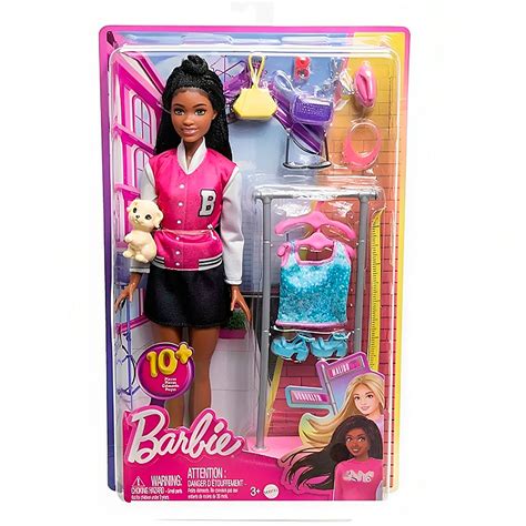 Boneca Barbie Negra Brooklin Estilista Hnk Mattel Shopee Brasil