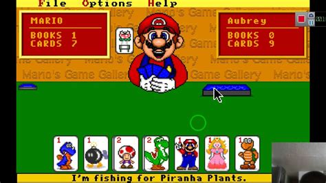 Mario's Game Gallery Go Fish - YouTube