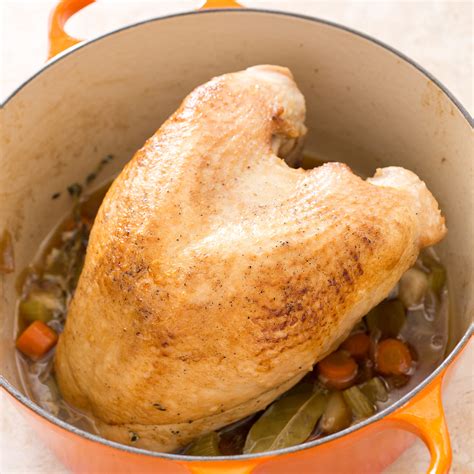 Turkey Breast En Cocotte With Pan Gravy Americas Test Kitchen