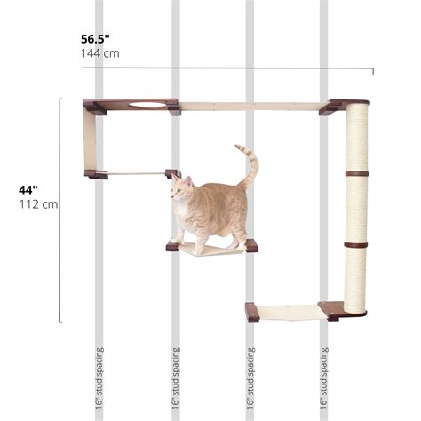 Catastrophicreations Cat Mod Climb Track Handcrafted Wall Mounted Cat