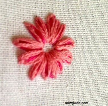 8 beautiful ways to do LAZY DAISY flower embroidery designs - Sew Guide