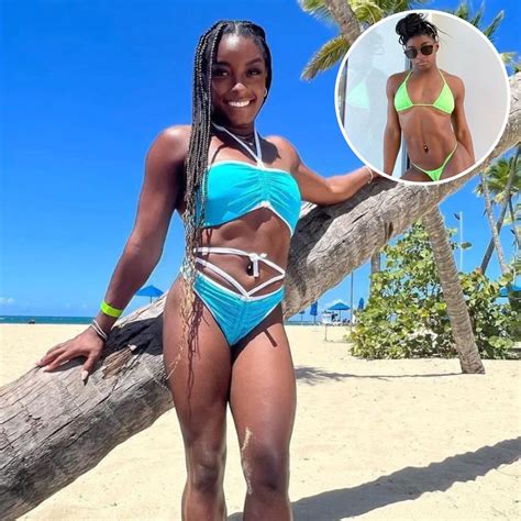 Olympic Gymnast Simone Biles Looks Absolutely Stunning In A Swimsuit