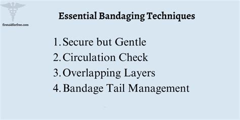 4 Types of Bandages in First Aid with Their Uses - First Aid for Free