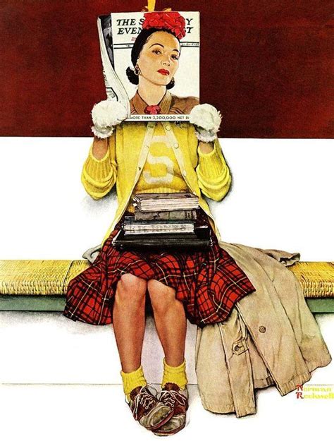 Cover Girl Art Print By Norman Rockwell Norman Rockwell Paintings